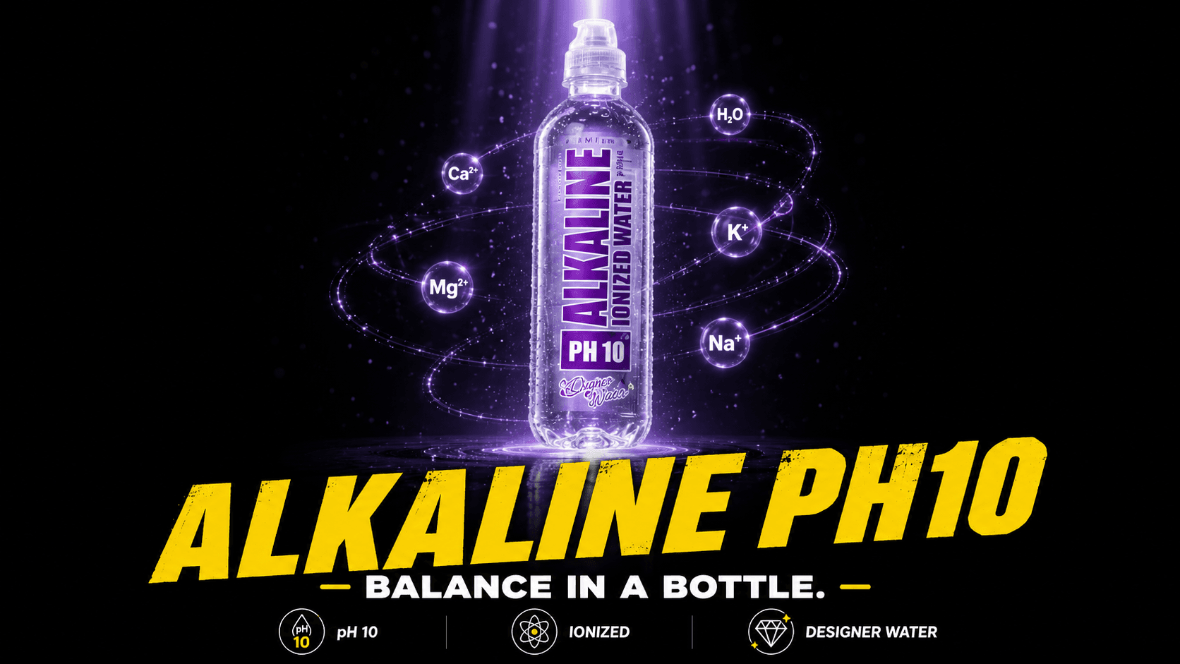 Alkaline Ionized Water pH10