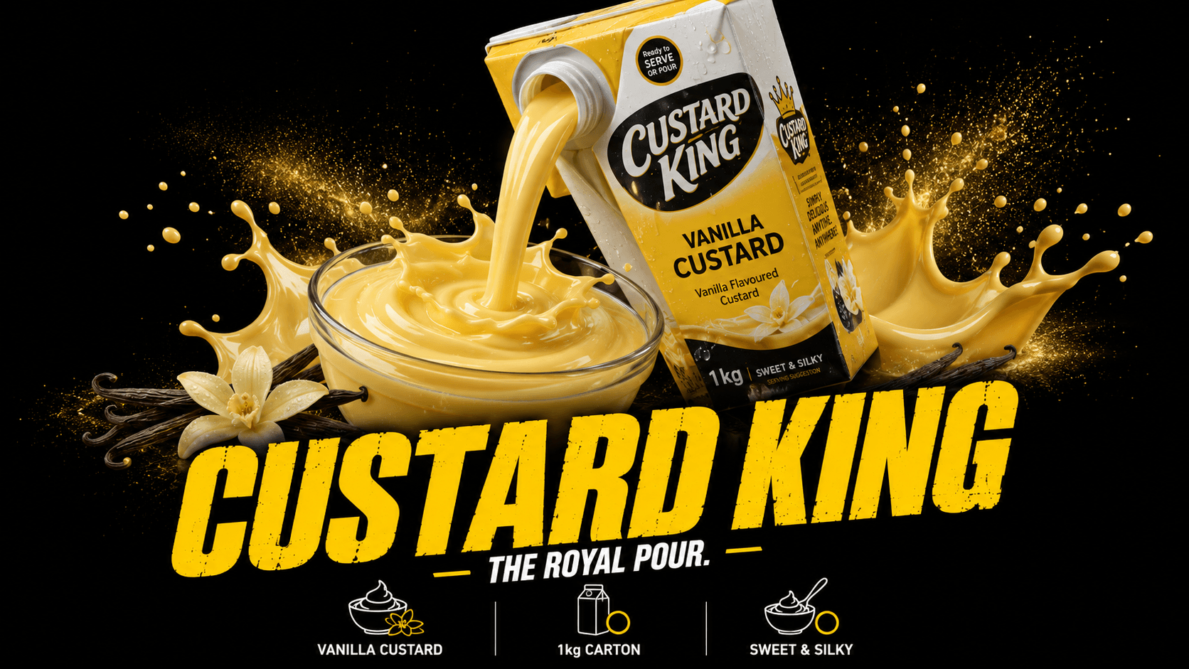 Custard King Vanilla Custard 1kg