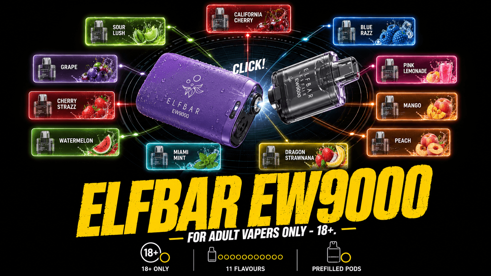 Elfbar EW9000 Prefilled Pods