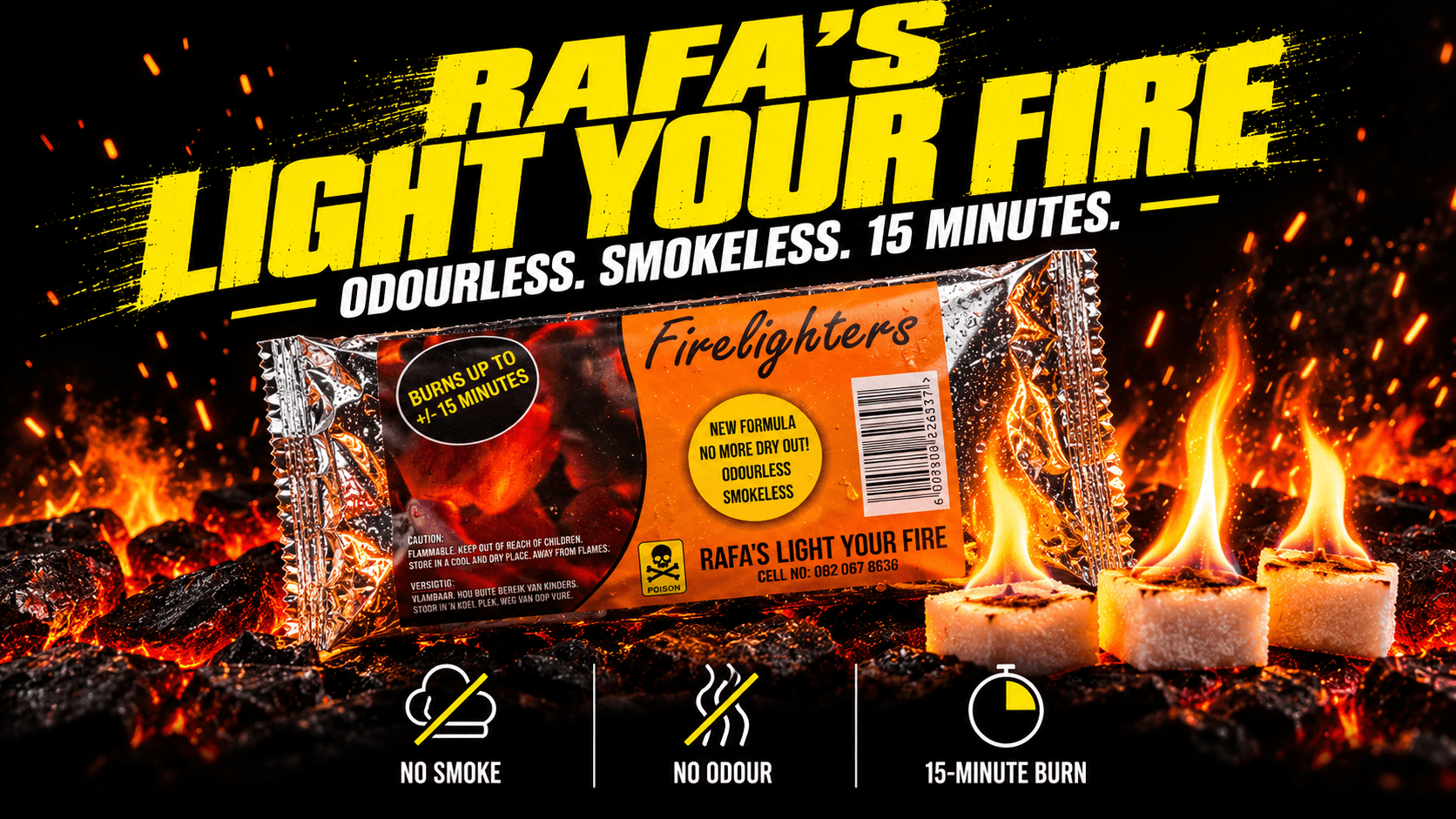 Rafa's Light Your Fire Firelighters